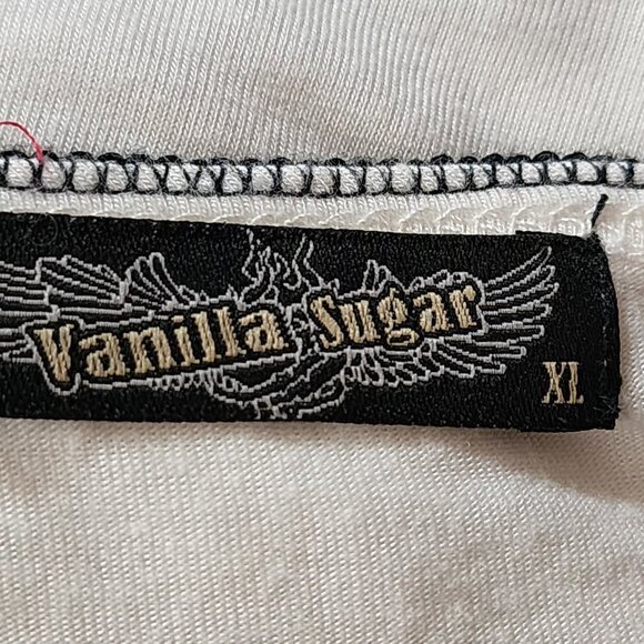 Vanilla Sugar Tiger Face Print Stretch Jersey Scoop Neck Tee - Picture 4 of 5